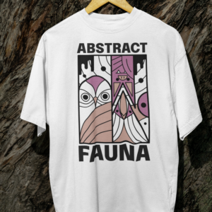 RIF Abstract Art Oversized Cotton T-Shirt